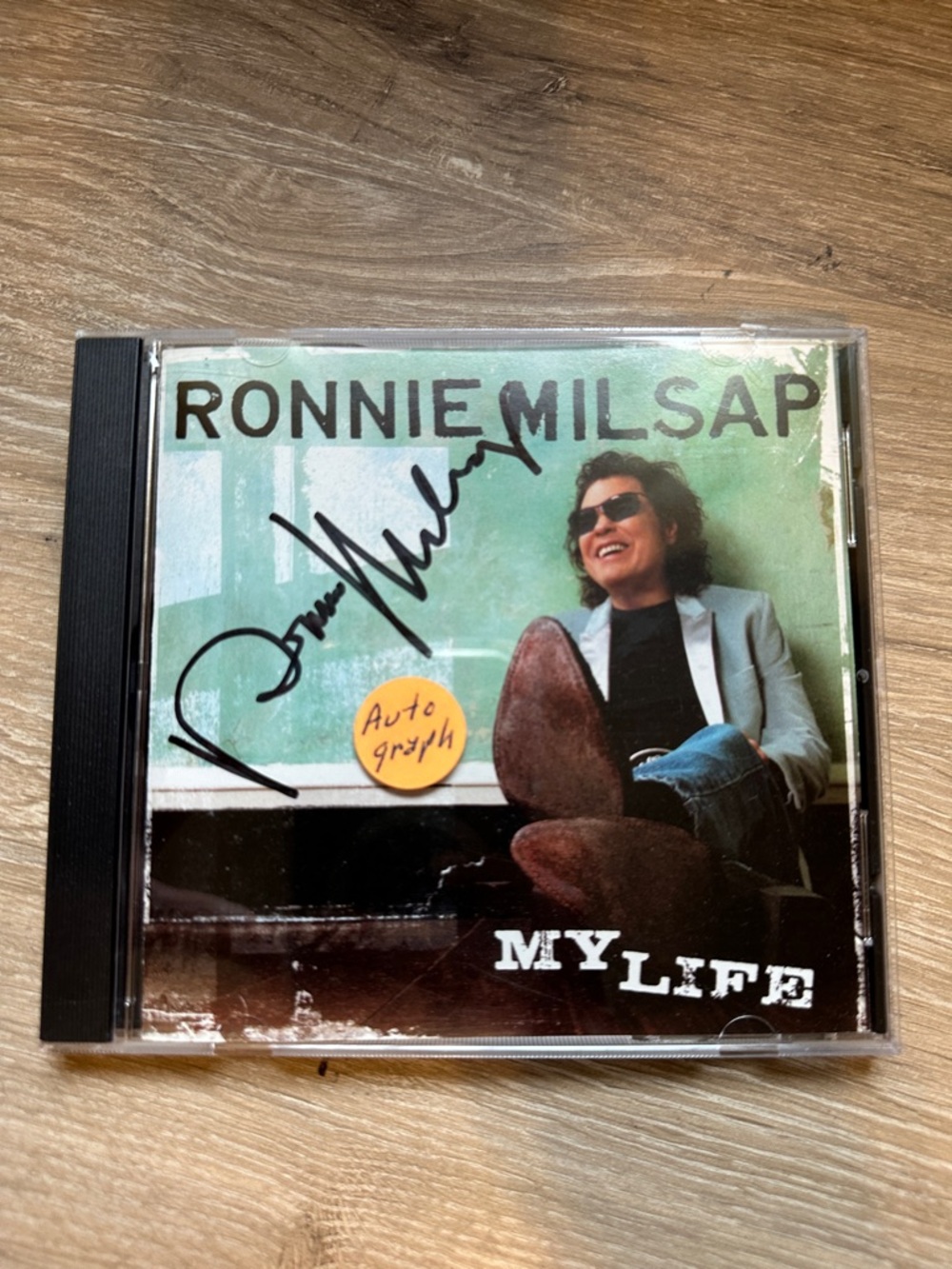 Ronnie Mislap Signed 'My Life' CD - Light Green Cover